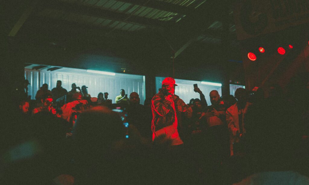 People dancing in the club