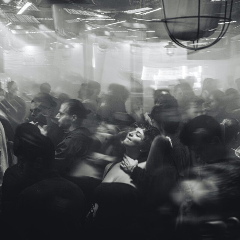 People standing in the crowd