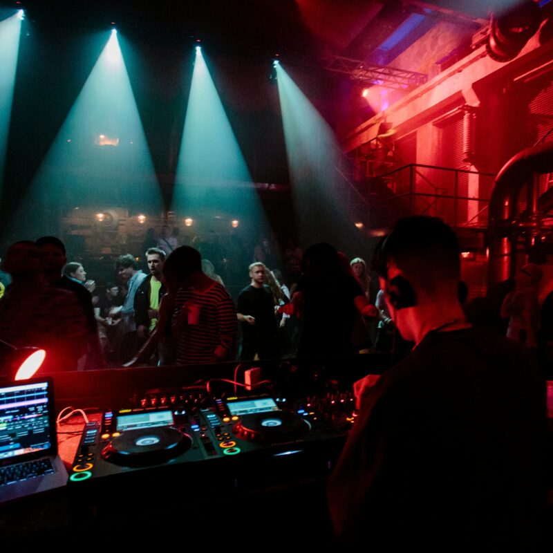 People in the event dancing