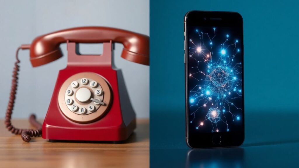 AI and old school dating comparison