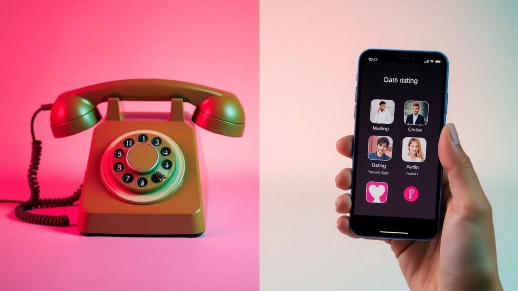 AI and old school dating comparison