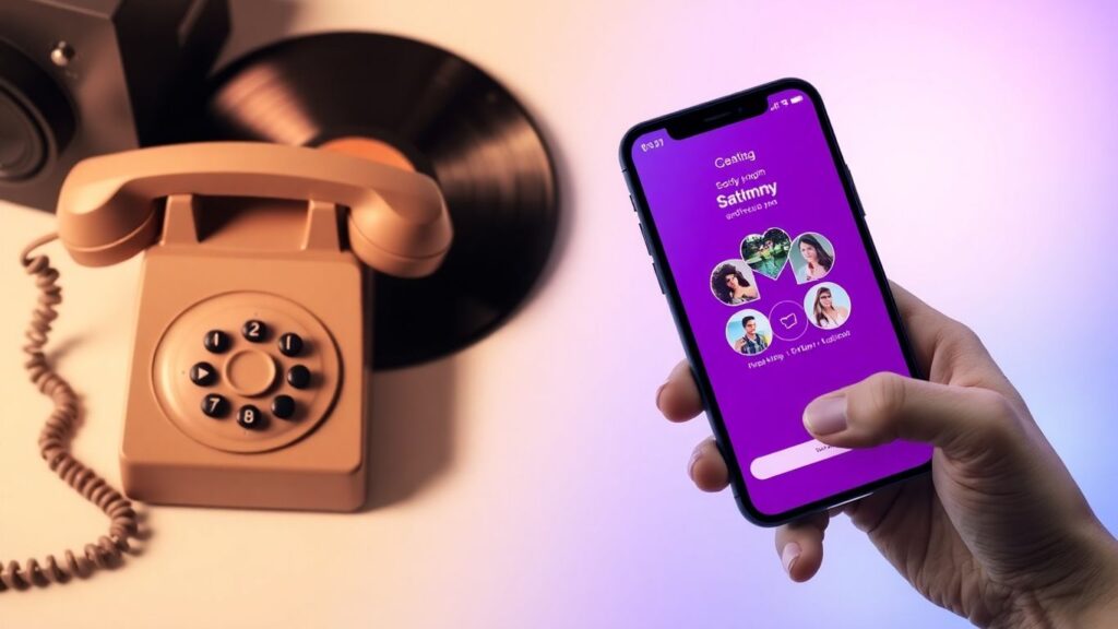 AI dating app versus old-school dating methods.