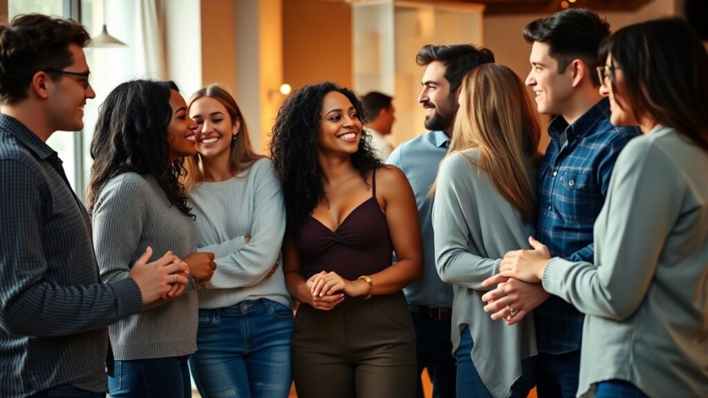 Couple embracing, exploring modern polyamory.