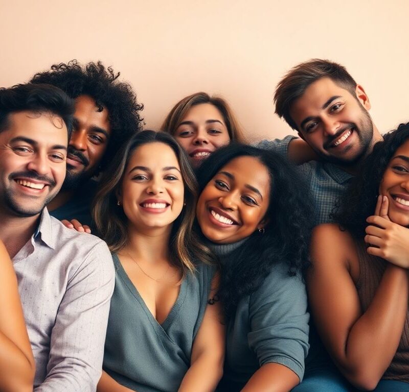 Couple embracing in a modern, intimate setting.