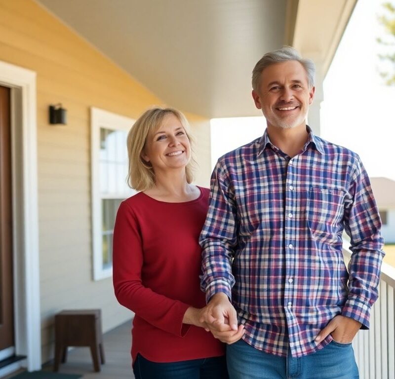 Couple starting new adventures after kids leave home.