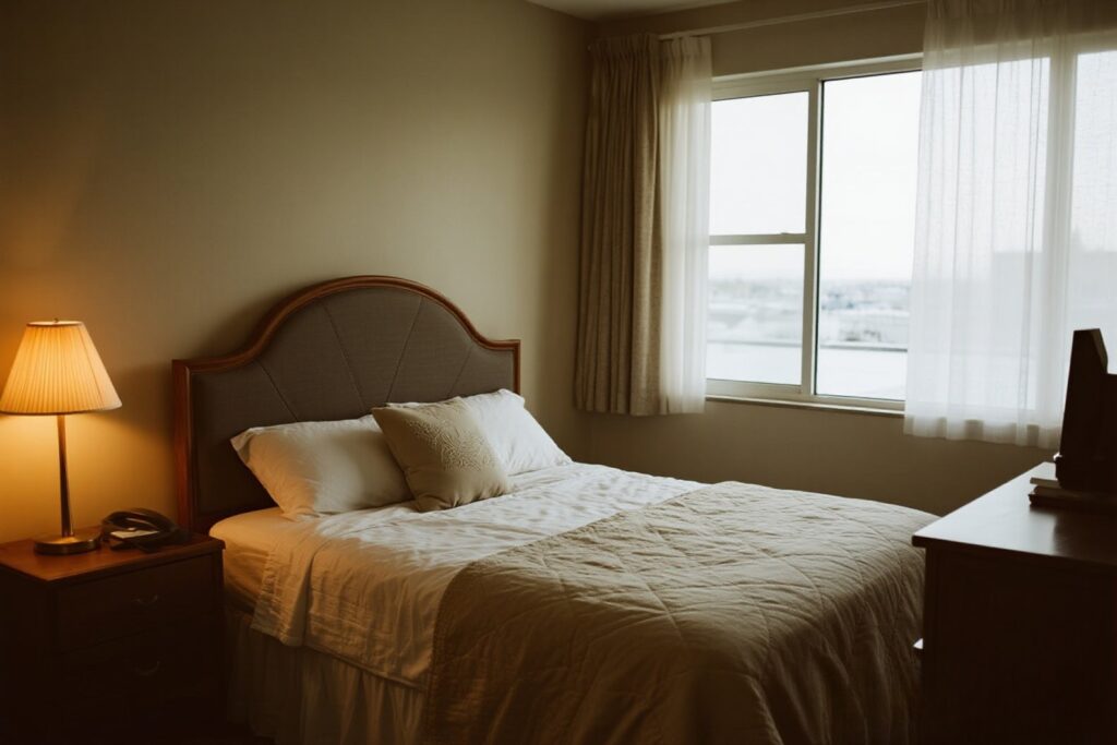 small cozy bedroom space