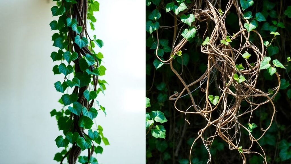 Intertwined vines symbolizing polyfidelity and monogamy.