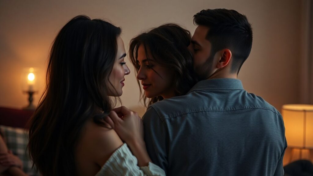 Kink-positive polyamorous relationship dynamics