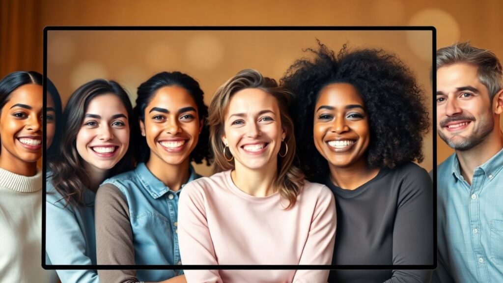 People connecting on a dating app.