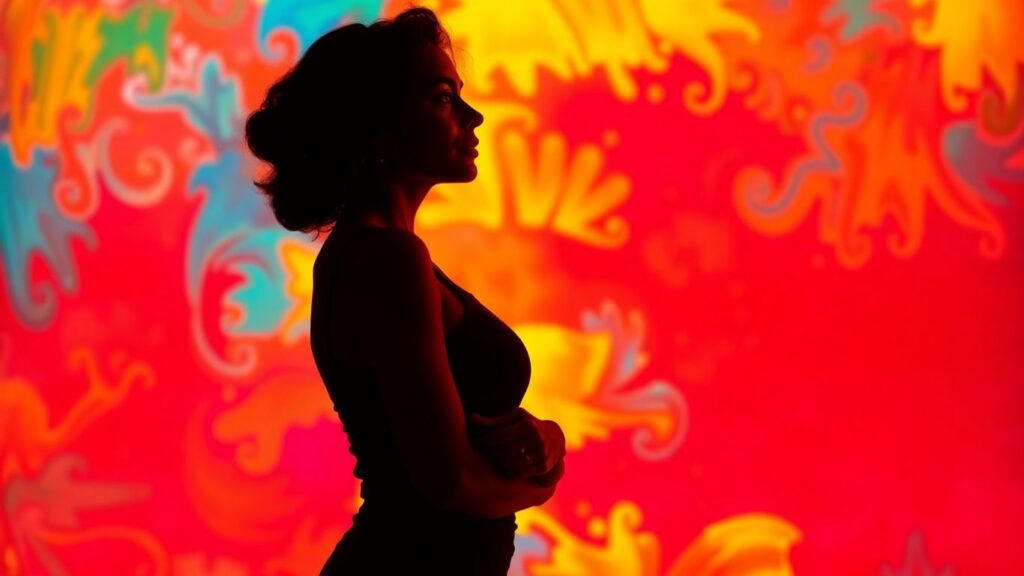 Woman embracing body confidence