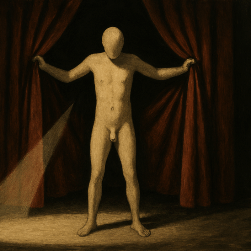 artistic representation of the concept of exhibitionism