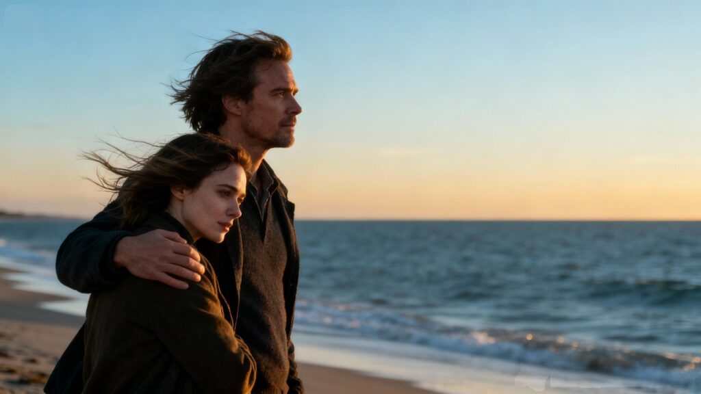 Couple sharing a moment of vulnerability and confidence.