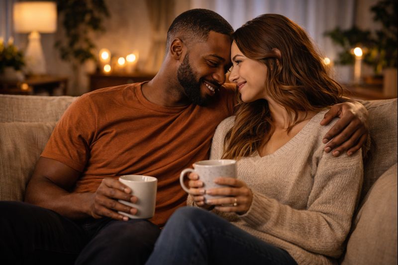 Cozy moments in soft light