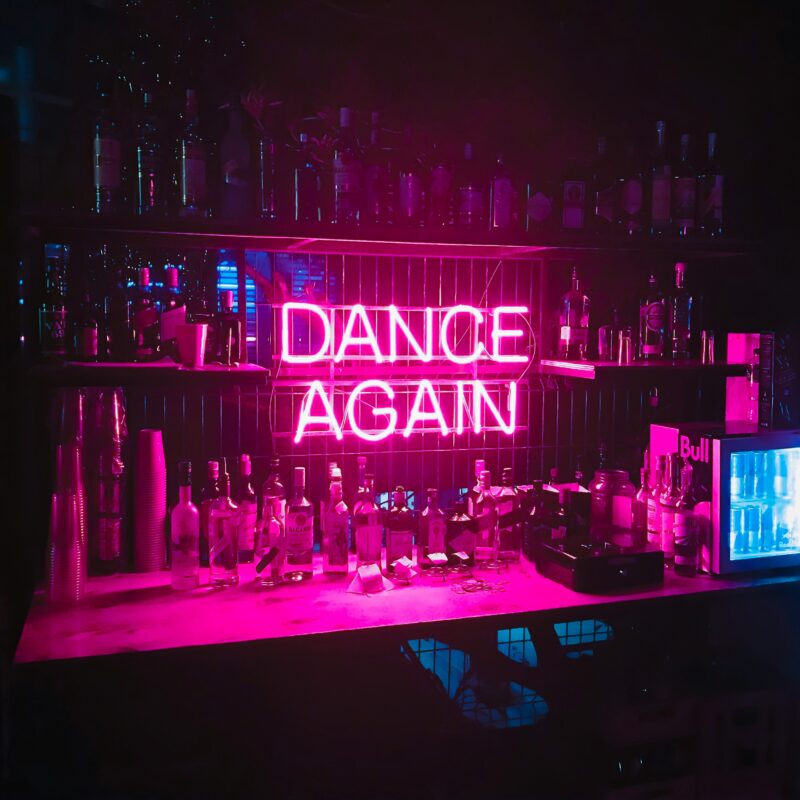 dance again led signage
